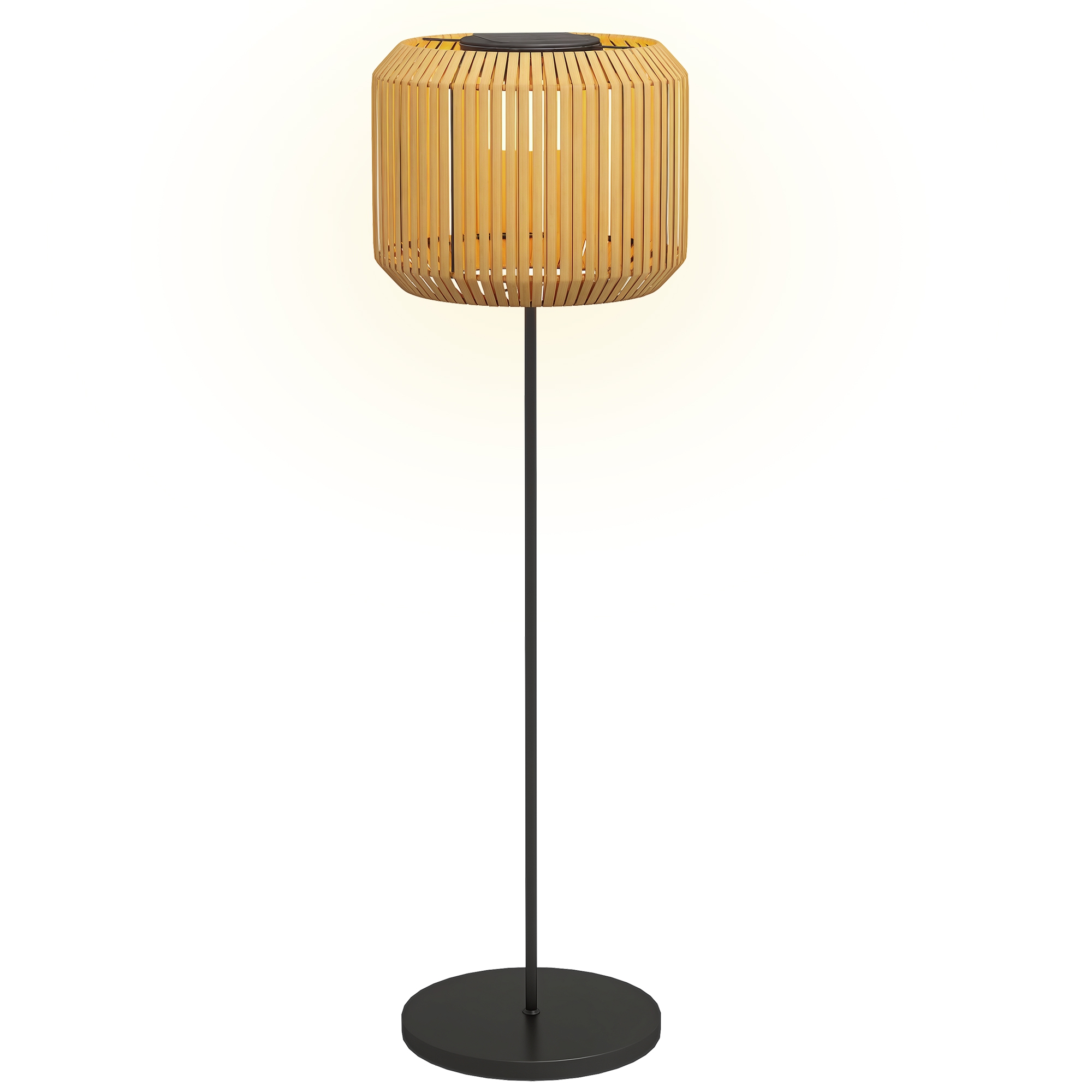 Solarlampe, Solar, 34 X 34 X 130 Cm, Gelb