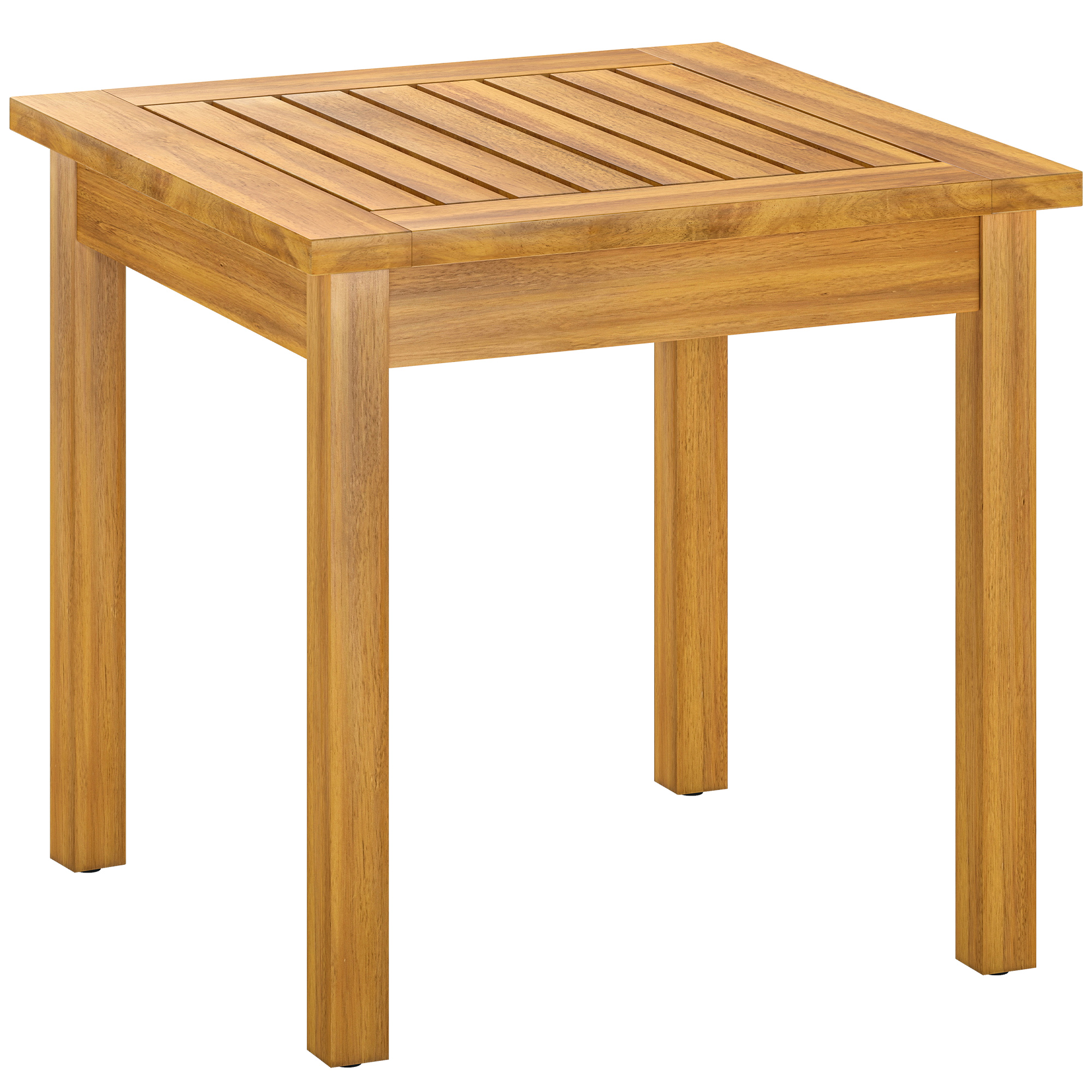 Gartentisch, 48 X 48 X 46 Cm, Natur