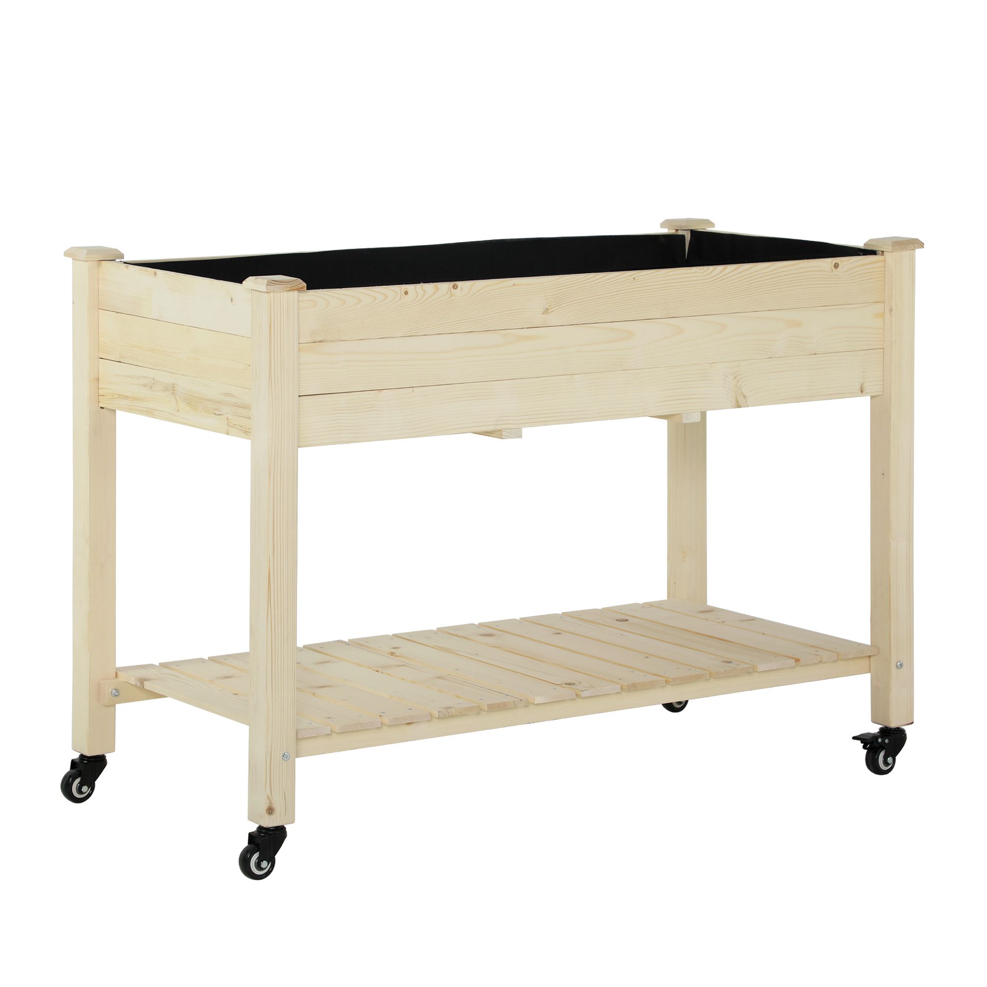 Blumenkasten, 299,72 X 139,7 X 210,82 Cm, Natur