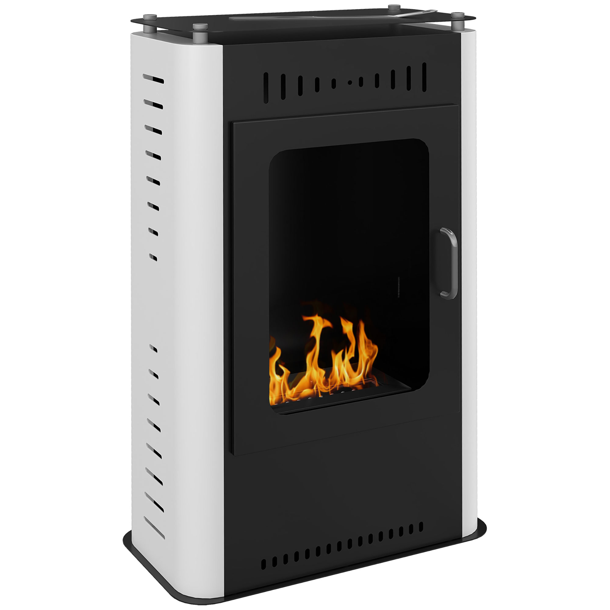 Bioethanol-kamin, Tank 1,2 L, 50 X 27 X 82 Cm, Schwarz