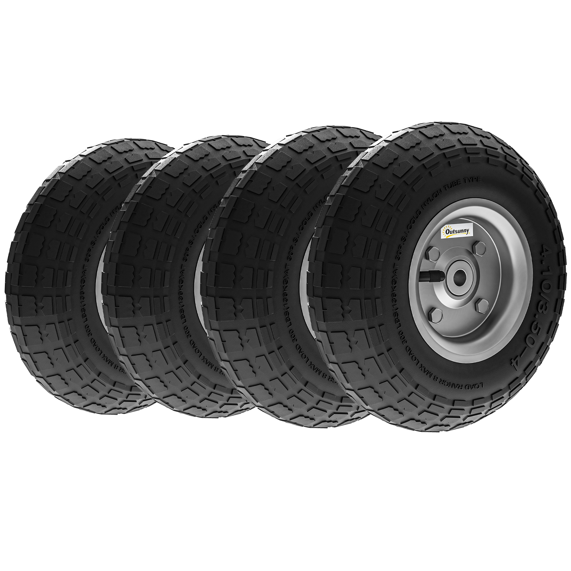 Gartenwagen, 25,5 X 7,5 X 25,5 Cm, Schwarz