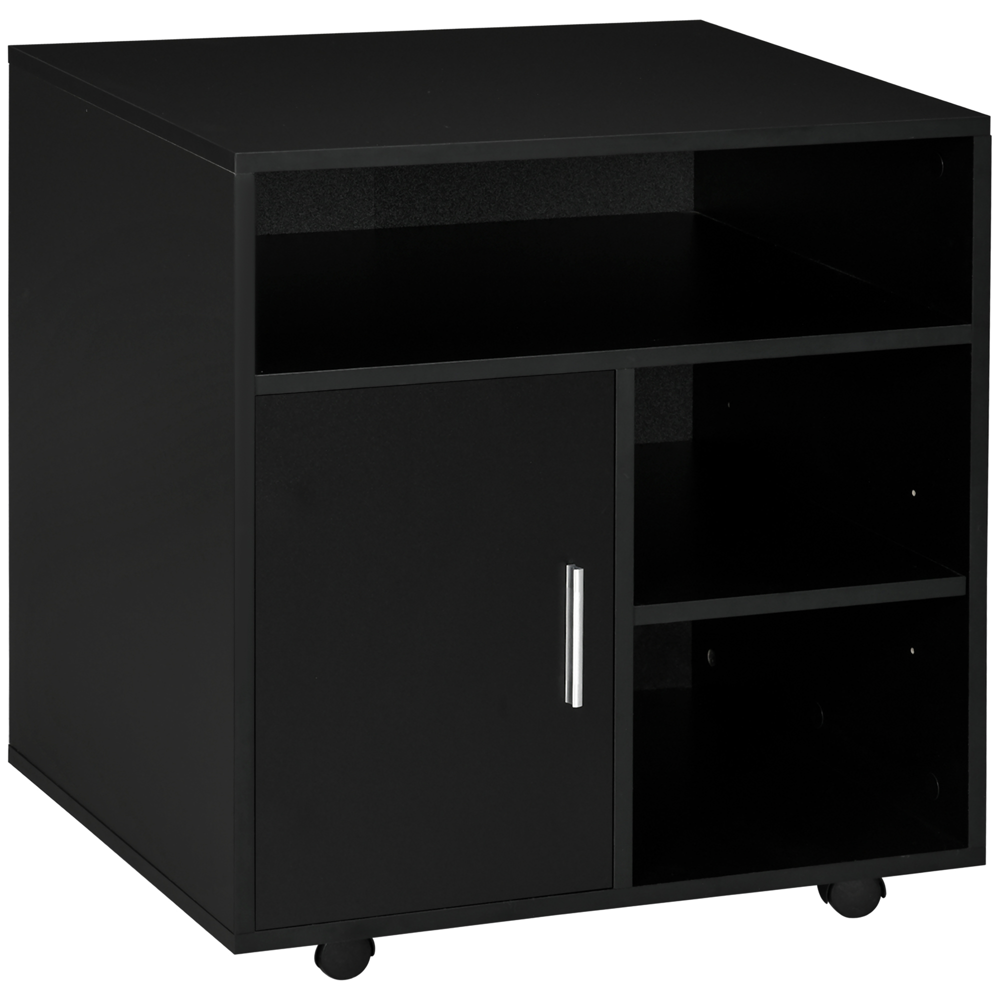Schreibtischcontainer, 60 X 50 X 65 Cm, Schwarz