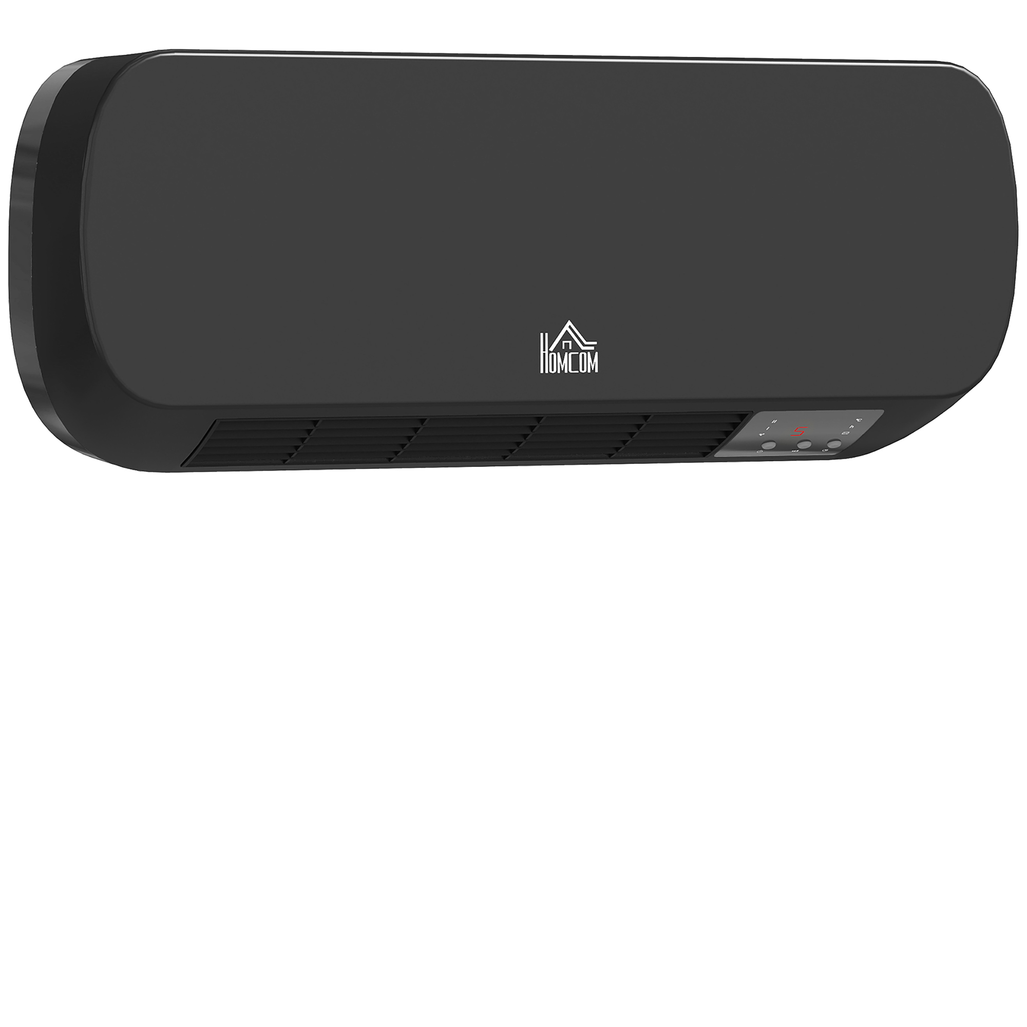Keramischer Wand-heizlüfter 2000 W, 45 X 18,6 X 11,5 Cm, Schwarz