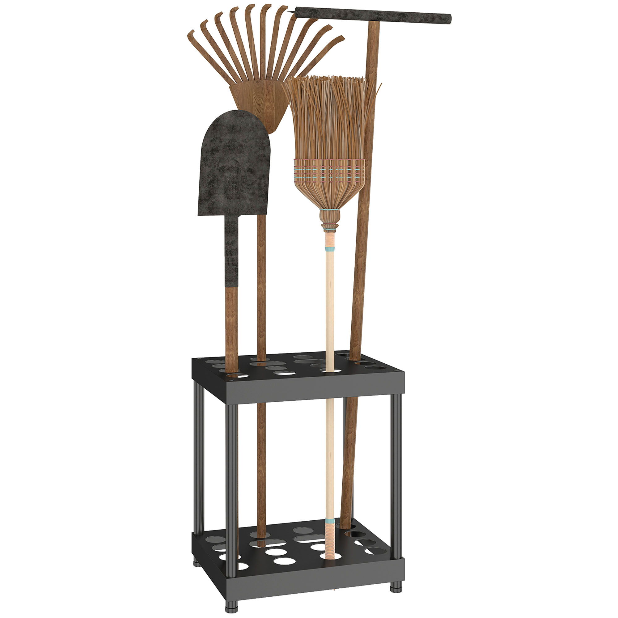 Werkzeug-organizer, Mehrere Fächer, 42 X 33 X 50 Cm, Schwarz