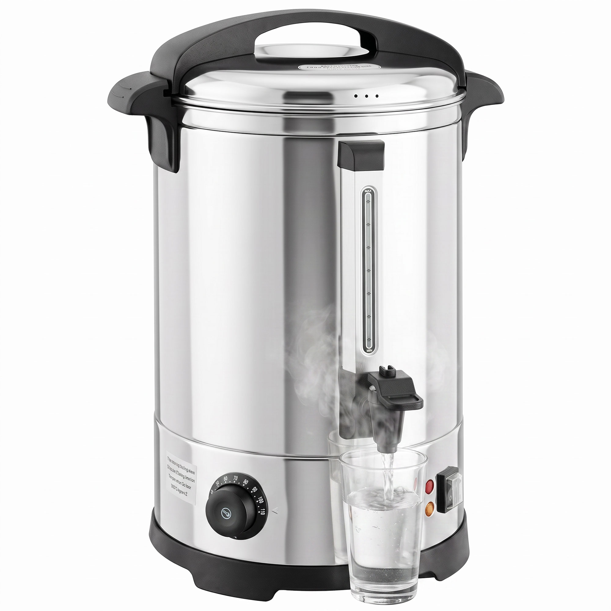 Warmwasserspender 8 L, 1500 W, 30 X 29 X 45 Cm, Silber