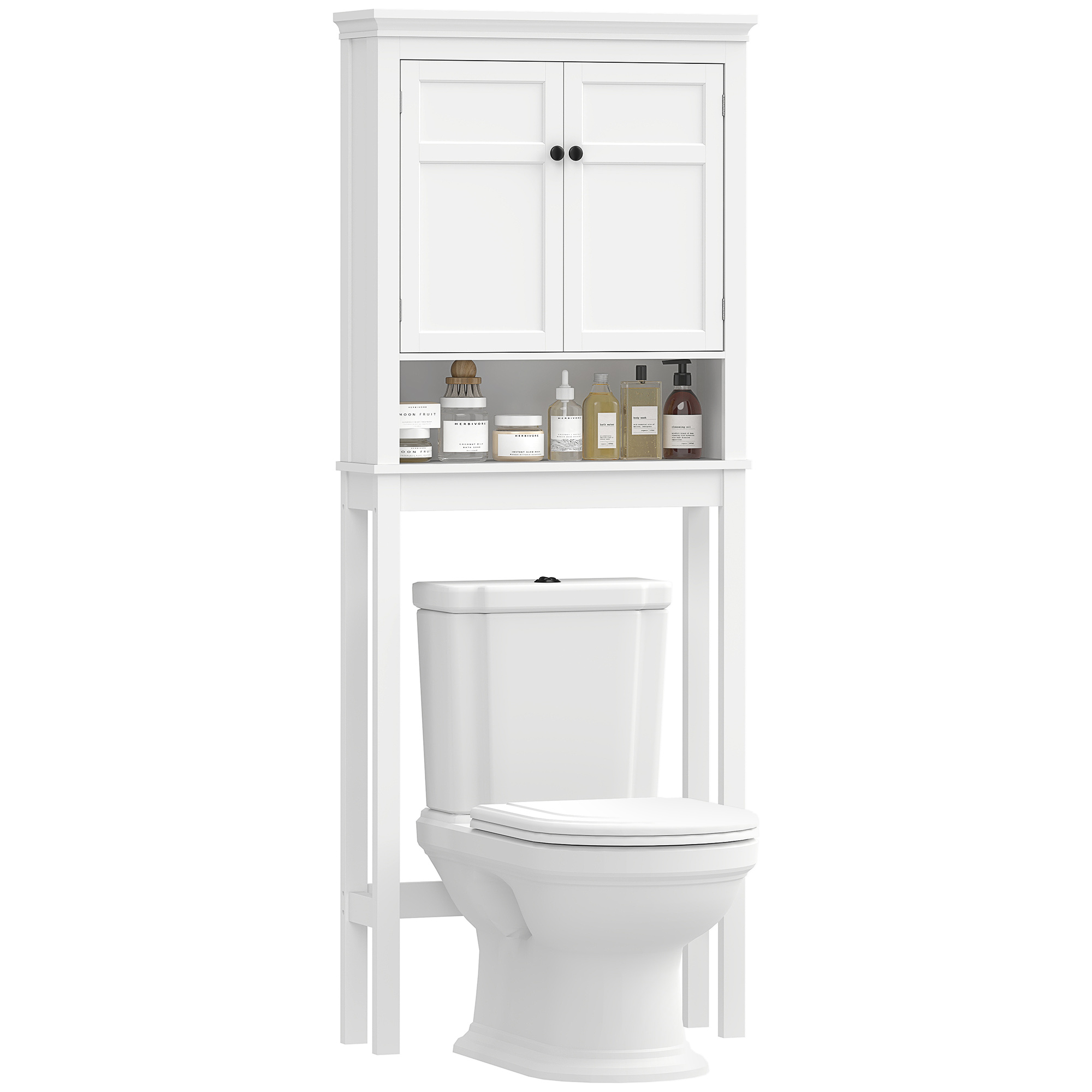 Badezimmermöbel, Mit Regalen, 70 X 20 X 175, Weiß