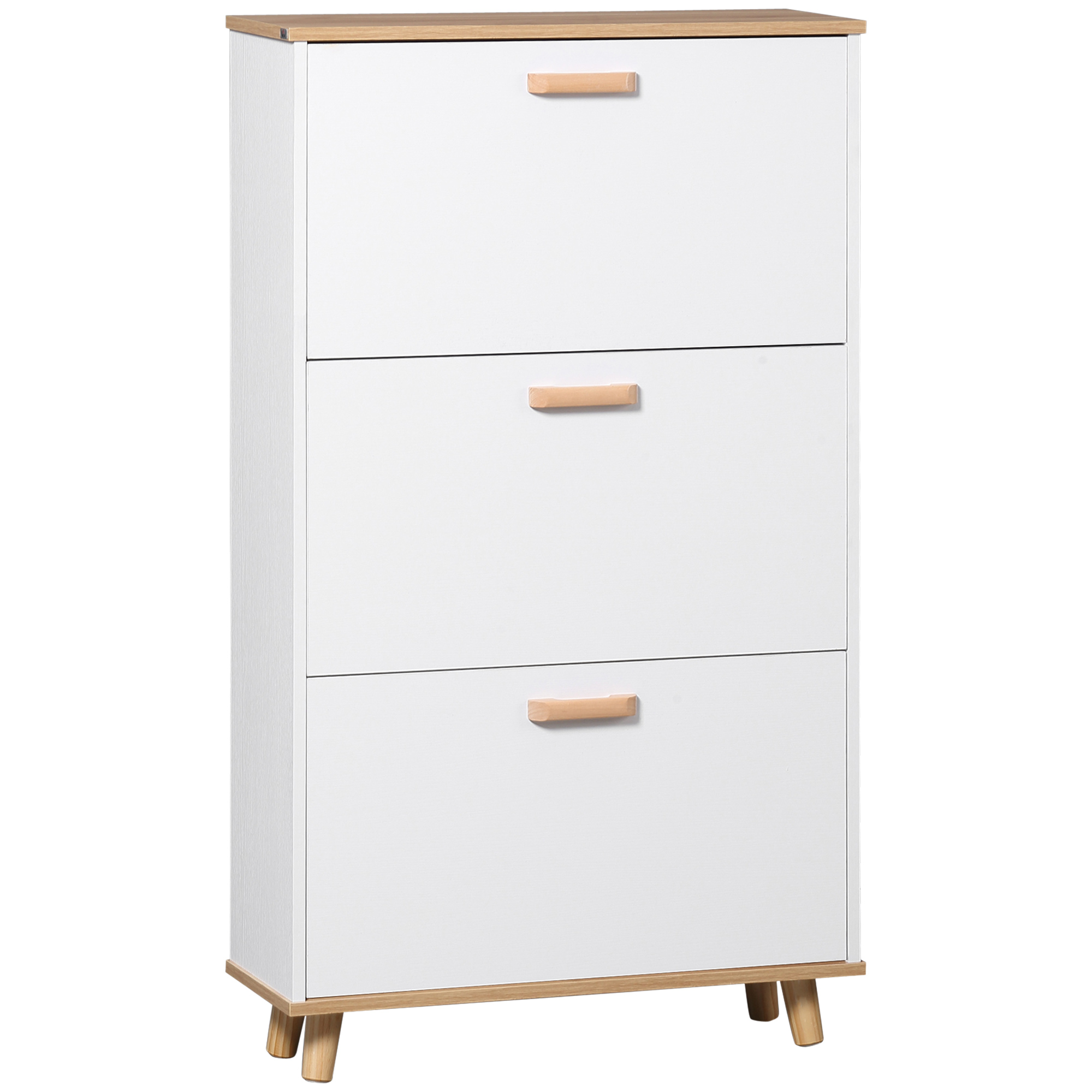 Schuhschrank, 70 X 23,5 X 122 Cm, Weiß