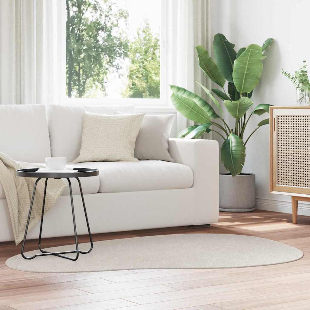 Vidaxl Teppich Huarte Sand 120 X 170 Cm Polyester