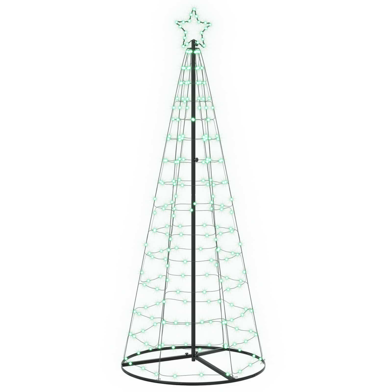 Led-weihnachtsbaum 250 Cm 300 Leds Rgb Stahl Rgb Vidaxl