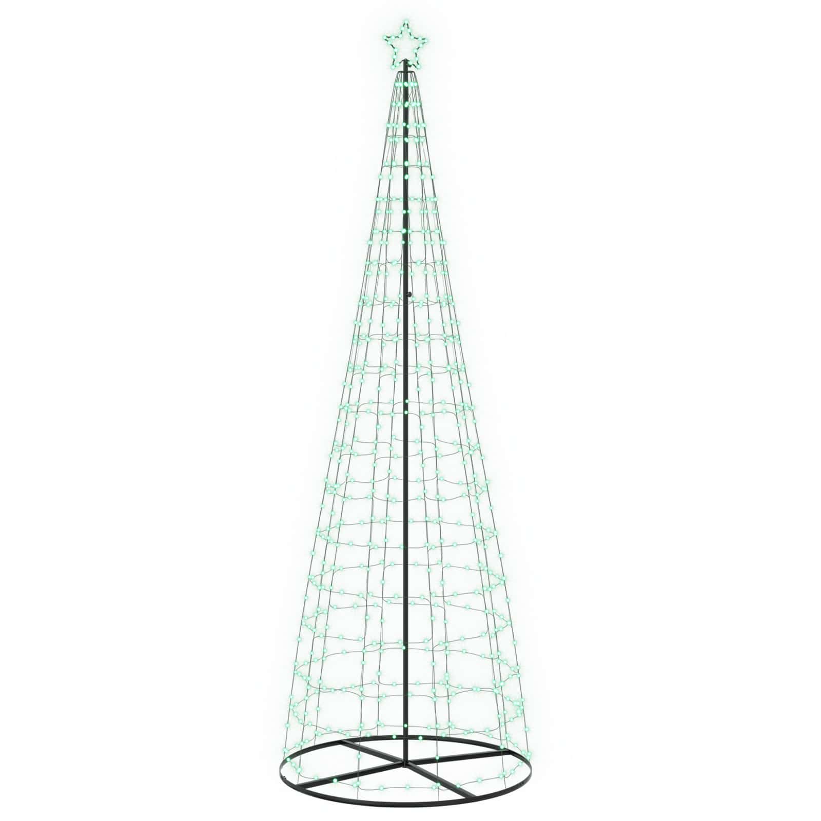 Led-weihnachtsbaum 300 Cm 390 Leds Rgb Stahl Rgb Vidaxl