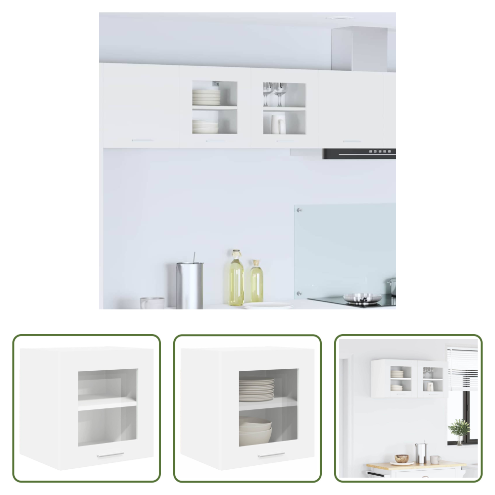 Vidaxl Weiß - Hängeschrank Mit Speicher Weiß 40 X 31 X 40 Cm Holzwerkstoff