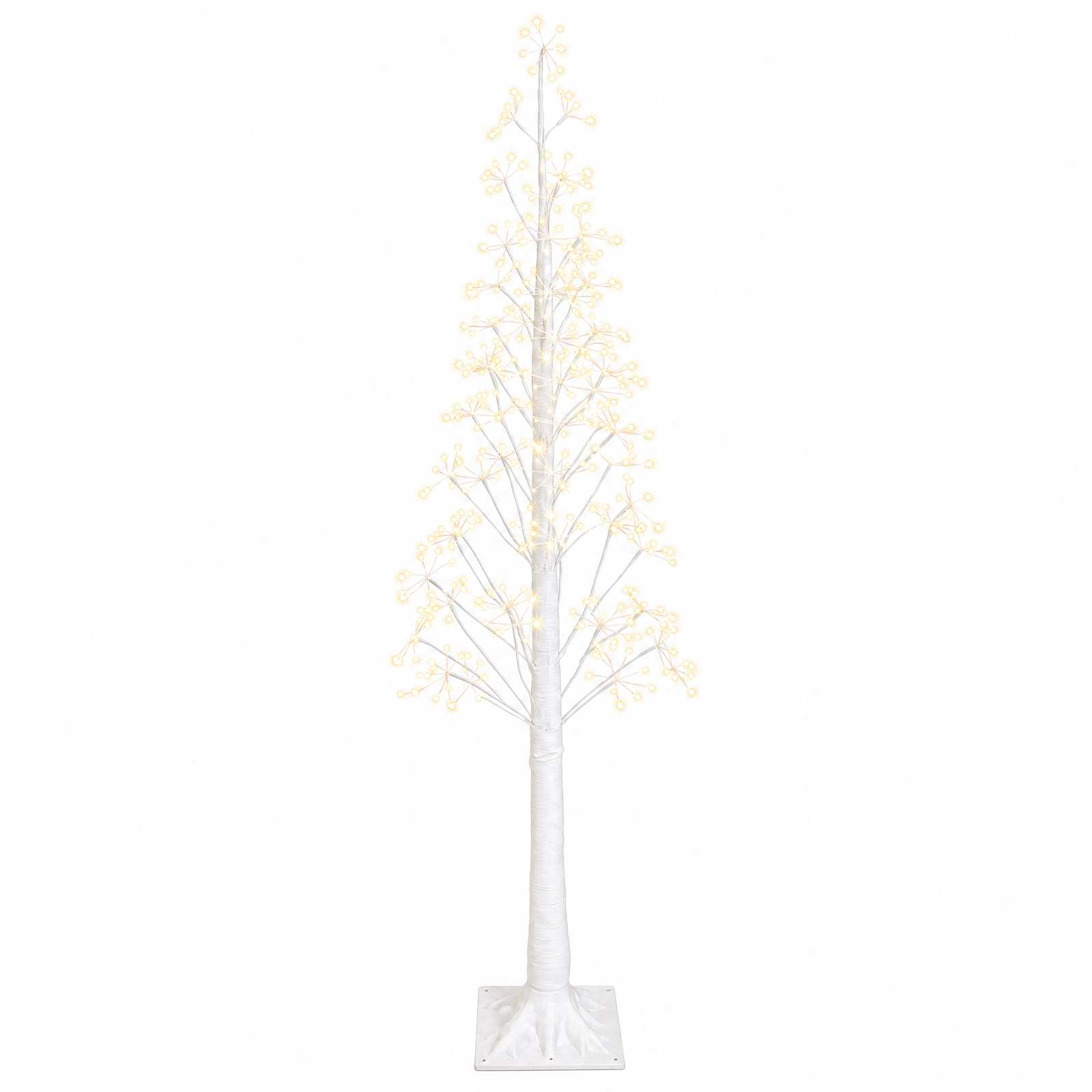 Sternen-weihnachtsbaum Weiß 180 Cm Kunststoff 432 Leds Vidaxl
