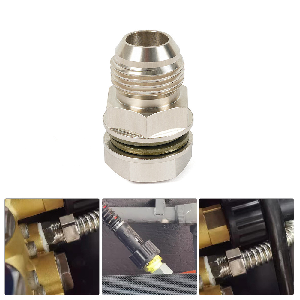 Adaptermutter Für Ölablassschraube An Der Ölwanne Eines Turboladers (10an Auf M18x1,5)