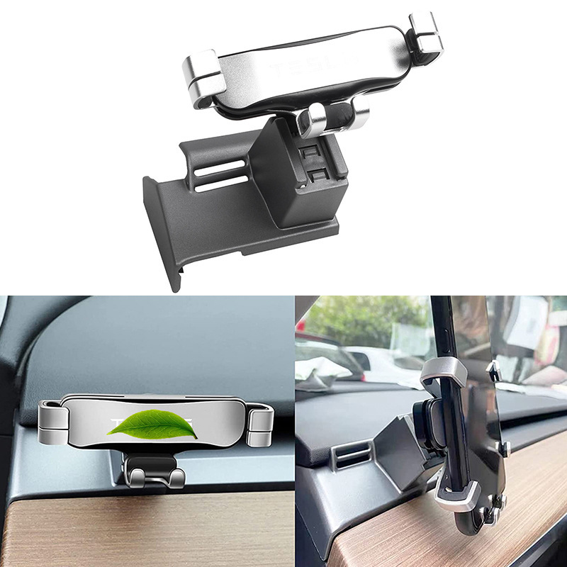 Handyhalterung, Navigationszubehör Und Umbauprodukt Kompatibel Mit Tesla Model 3/y - Clip-befestigung -