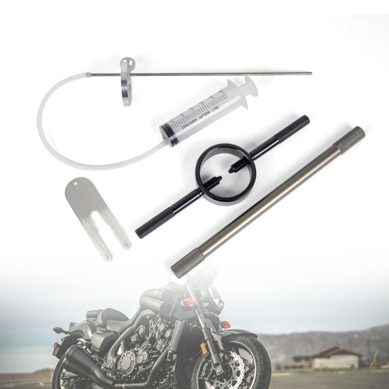 Motorrad-gabelfeder-kompressor-werkzeugset, 60-ml-fahrradventilfeder-kompressor – Standard
