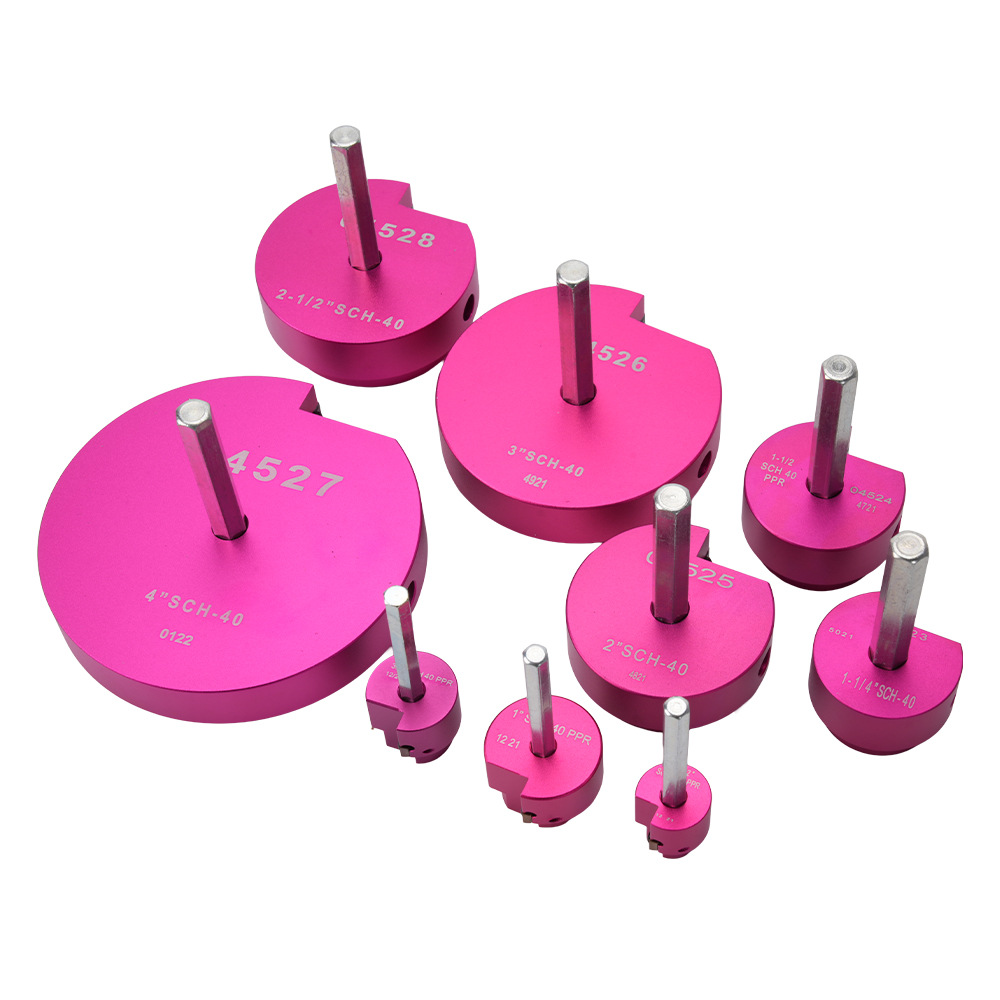 Pvc-rohrreibahle, Verbindungswerkzeug, Rohrspreizer, 9-teiliges Set – Rosenrot
