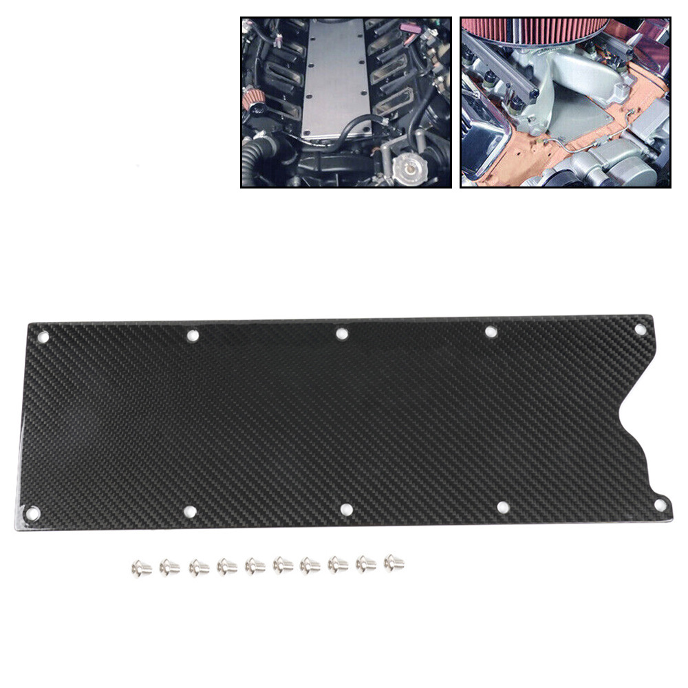 Gefräste Ansaugkrümmerabdeckung Aus Stahl Und Aluminium Für Ls1/ls6 – Silber