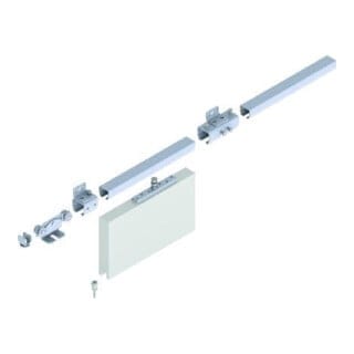 Helm - Schiebetorgarnitur Sp300w101 Verz.blau L.2000mm