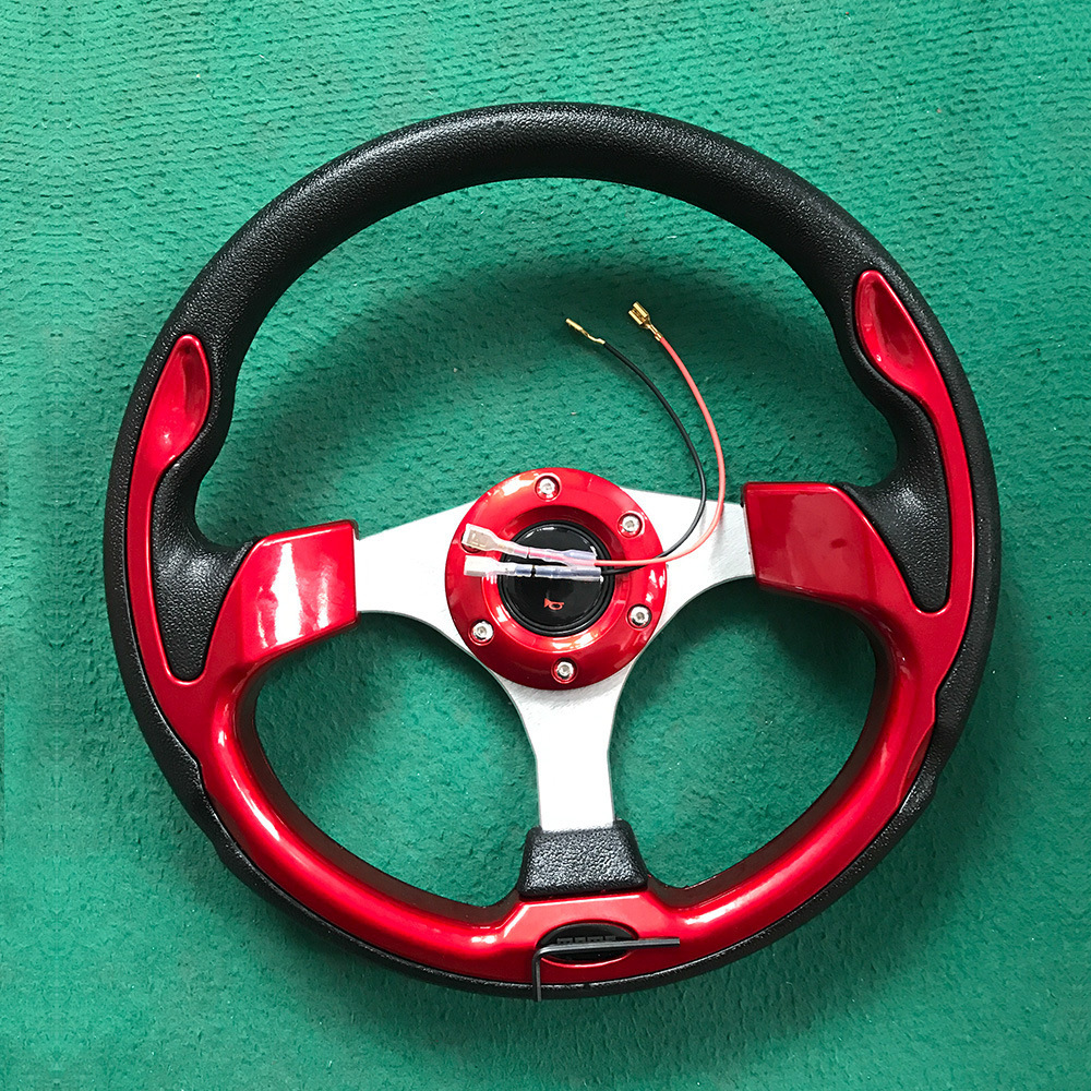 Rennlenkrad, Polyurethan-wettbewerbslenkrad, 320 Mm (13 Zoll) – Rot