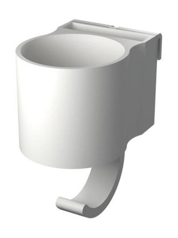 Light Solutions Padel - Halter fr Trinkflasche Handy und Handtuch - Wei