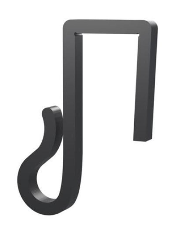 Light Solutions Lichterketten-Clips Fr Weihnachtslichter und Lichterketten am Zaun - 15mm - Schwarz - 20 Stk