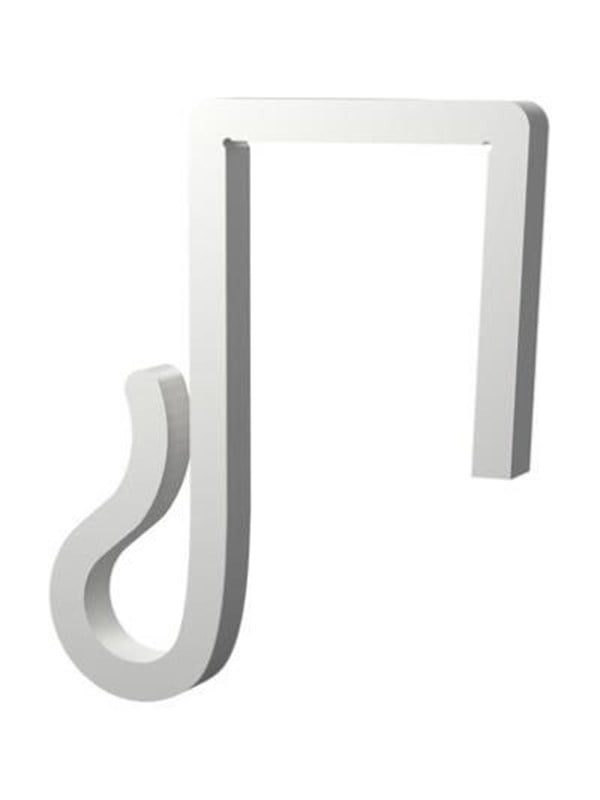 Light Solutions Lichterketten-Clips Fr Weihnachtslichter und Lichterketten am Zaun - 20mm - Wei - 20 Stk