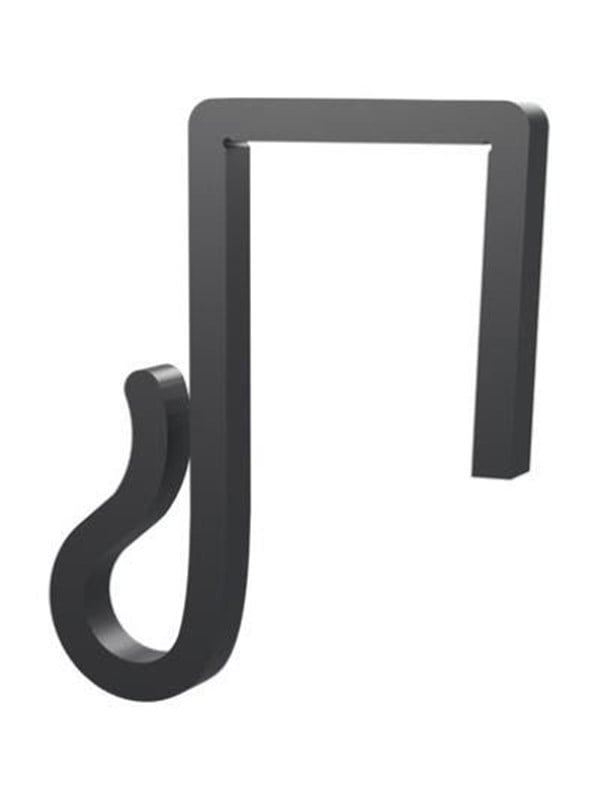 Light Solutions Lichterketten-Clips Fr Weihnachtslichter und Lichterketten am Zaun - 20mm - Schwarz - 20 Stk