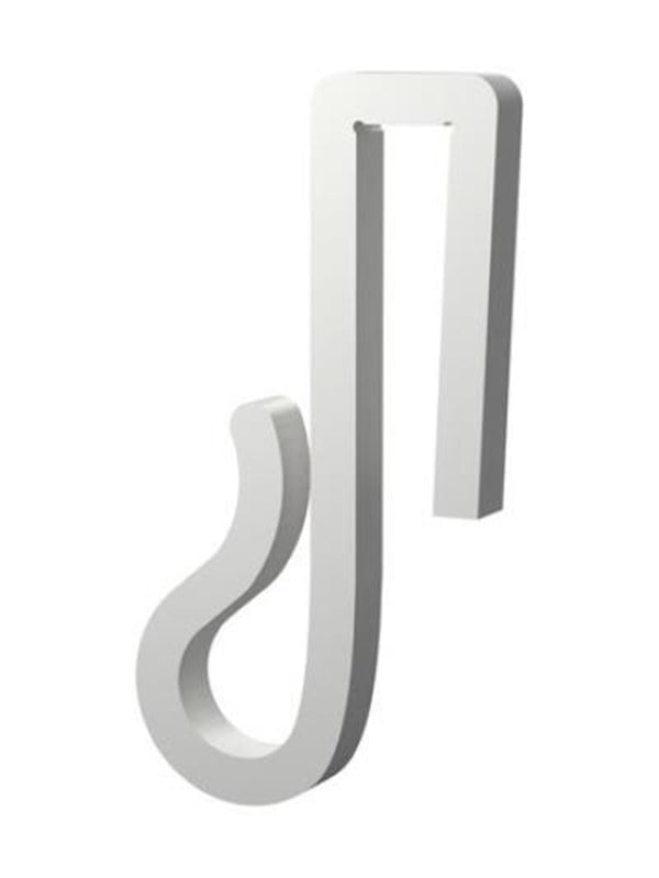 Light Solutions Lichterketten-Clips Fr Weihnachtslichter und Lichterketten am Zaun - 6mm - Wei - 20 Stk