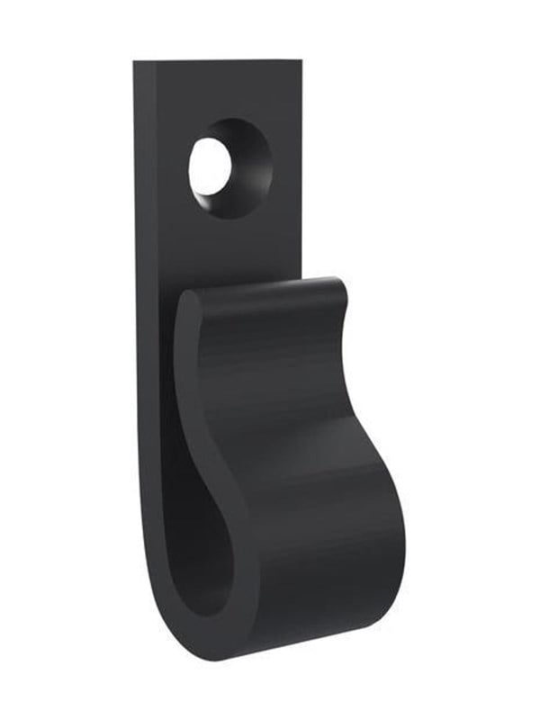 Light Solutions Lichterketten-Clips - Haken mit Schraubmontage - Schwarz - 20 Stk