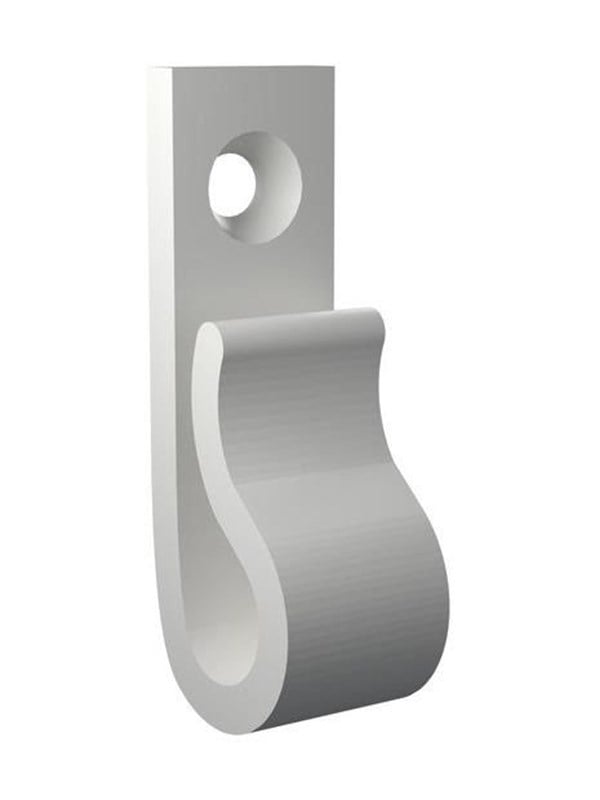 Light Solutions Lichterketten-Clips - Haken mit Schraubmontage - Wei - 20 Stk