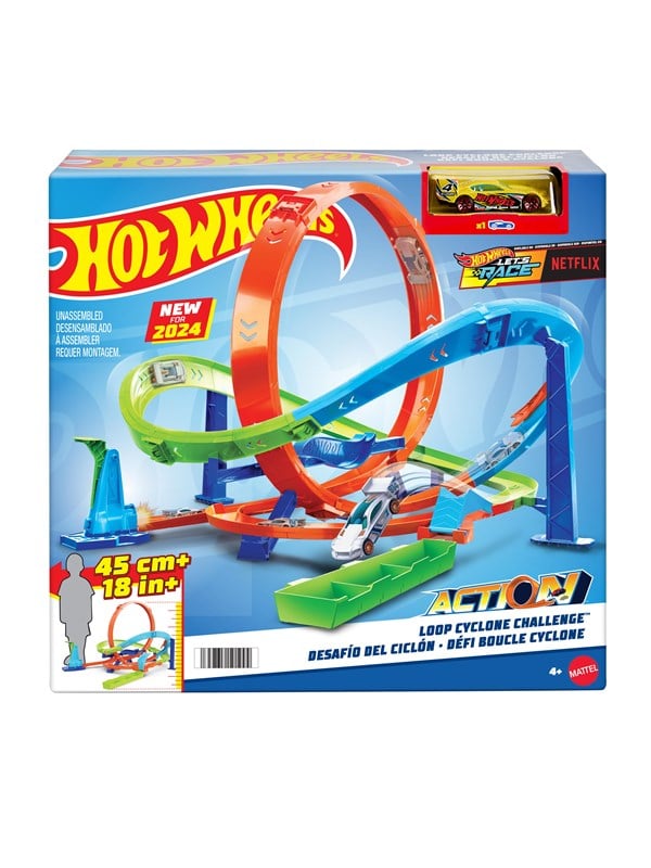 Hot Wheels Action Loop Cyclone Challenge Track Set