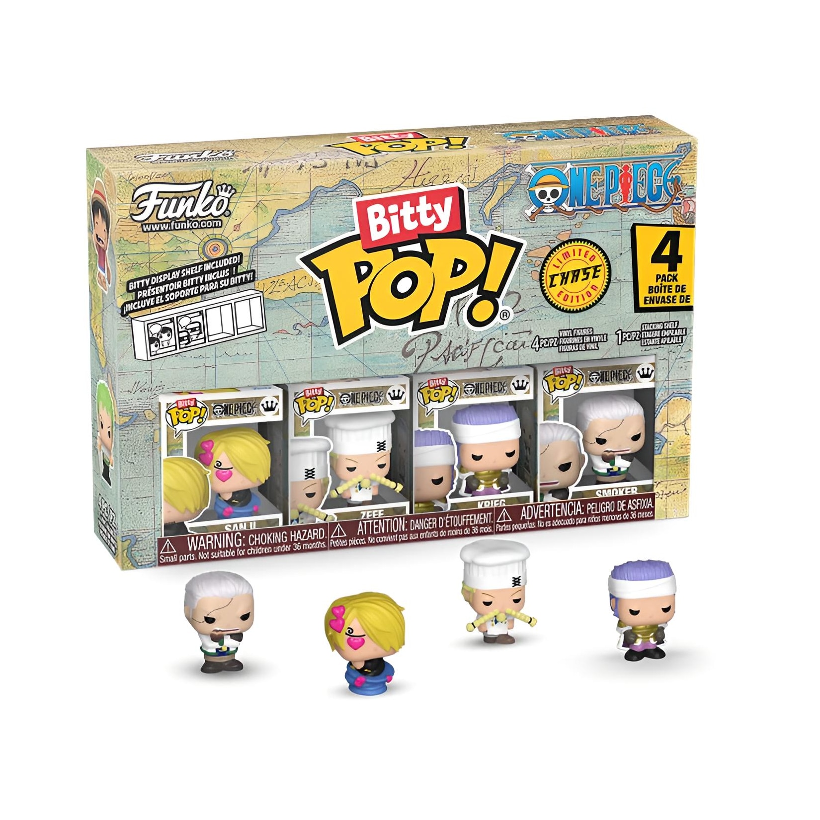 Bitty POP - One Piece - Sanji 4er-Pack