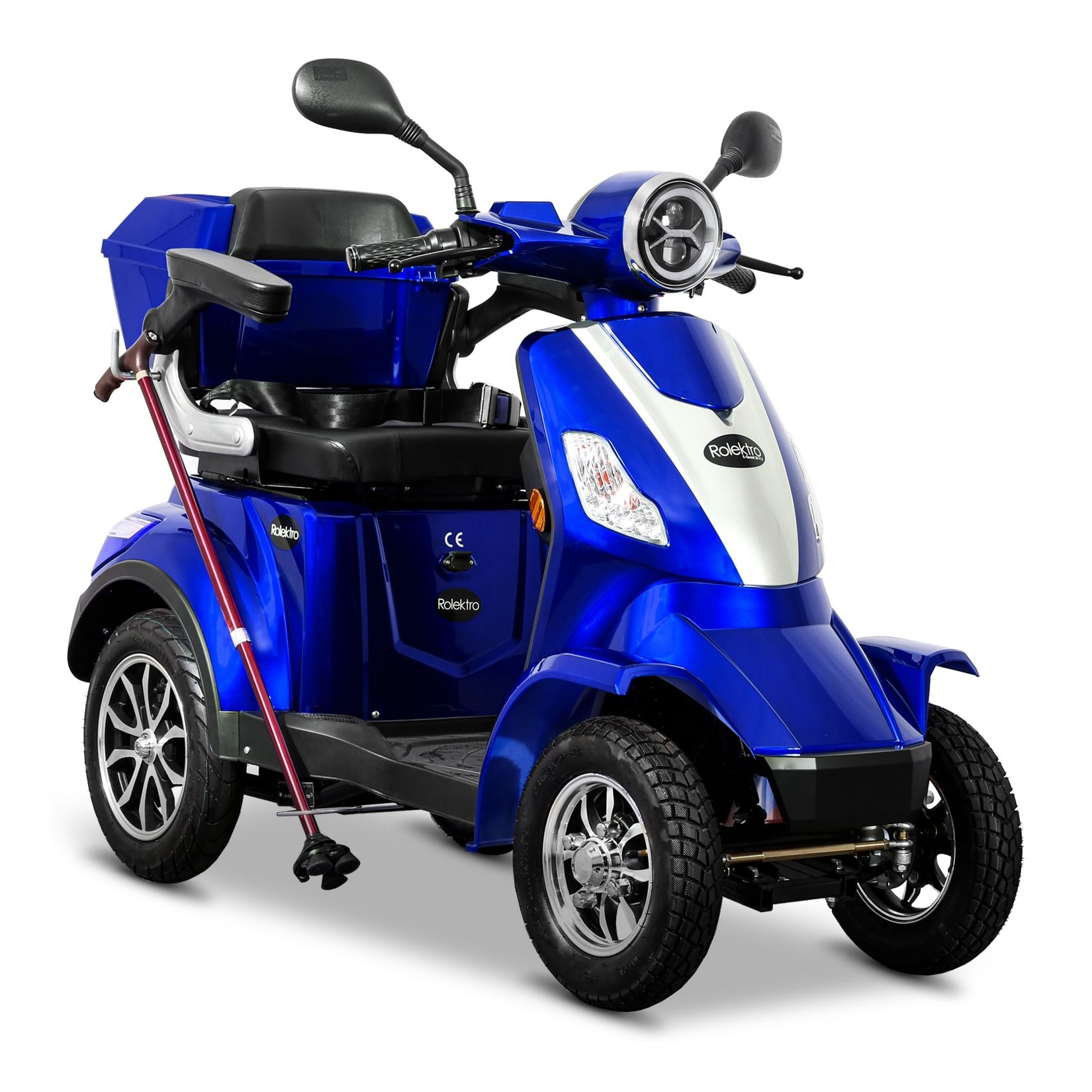 Rolektro E-Quad 25 V.2 Blei-Gel, Blau, 25 kmh
