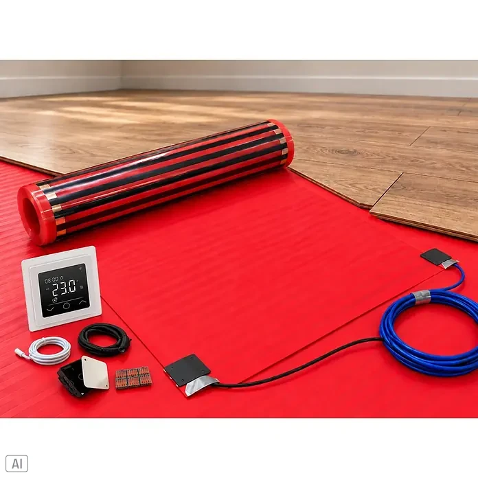 Admiral Fußbodenheizung Top-Power Basic (28 x 0,5 m, Beheizbare Fläche: 14 m², 1.120 W)