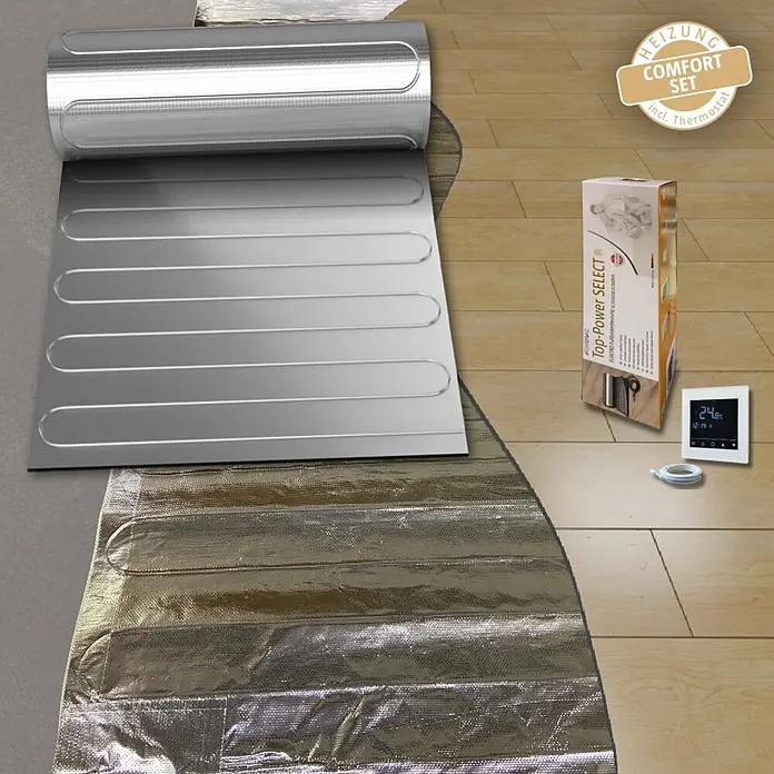 Admiral Fußbodenheizung Top-Power Select (20 x 0,5 m, Beheizbare Fläche: 10 m², 800 W)
