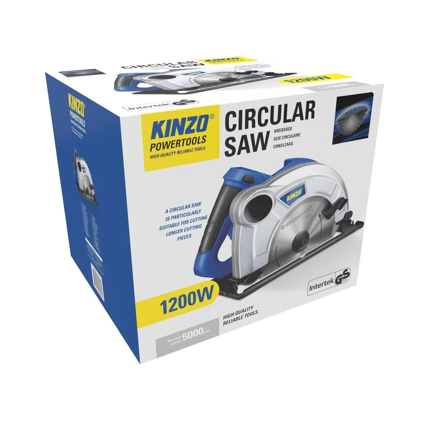 Kinzo Kreissäge Handkreissäge 1200 Watt NEU