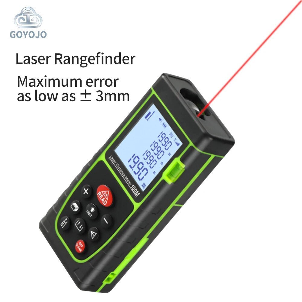 Laser Entfernungsmesser Digital Distanzmesser Abstandsmesser 40m -akkurat | Gelb