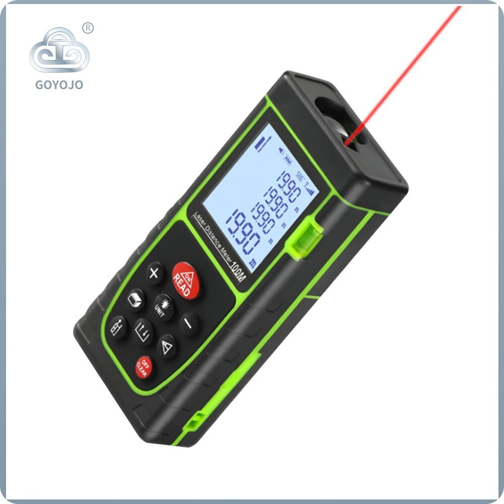 Laser Entfernungsmesser Digital Distanzmesser Abstandsmesser 40m -akkurat | Gelb Bild 3