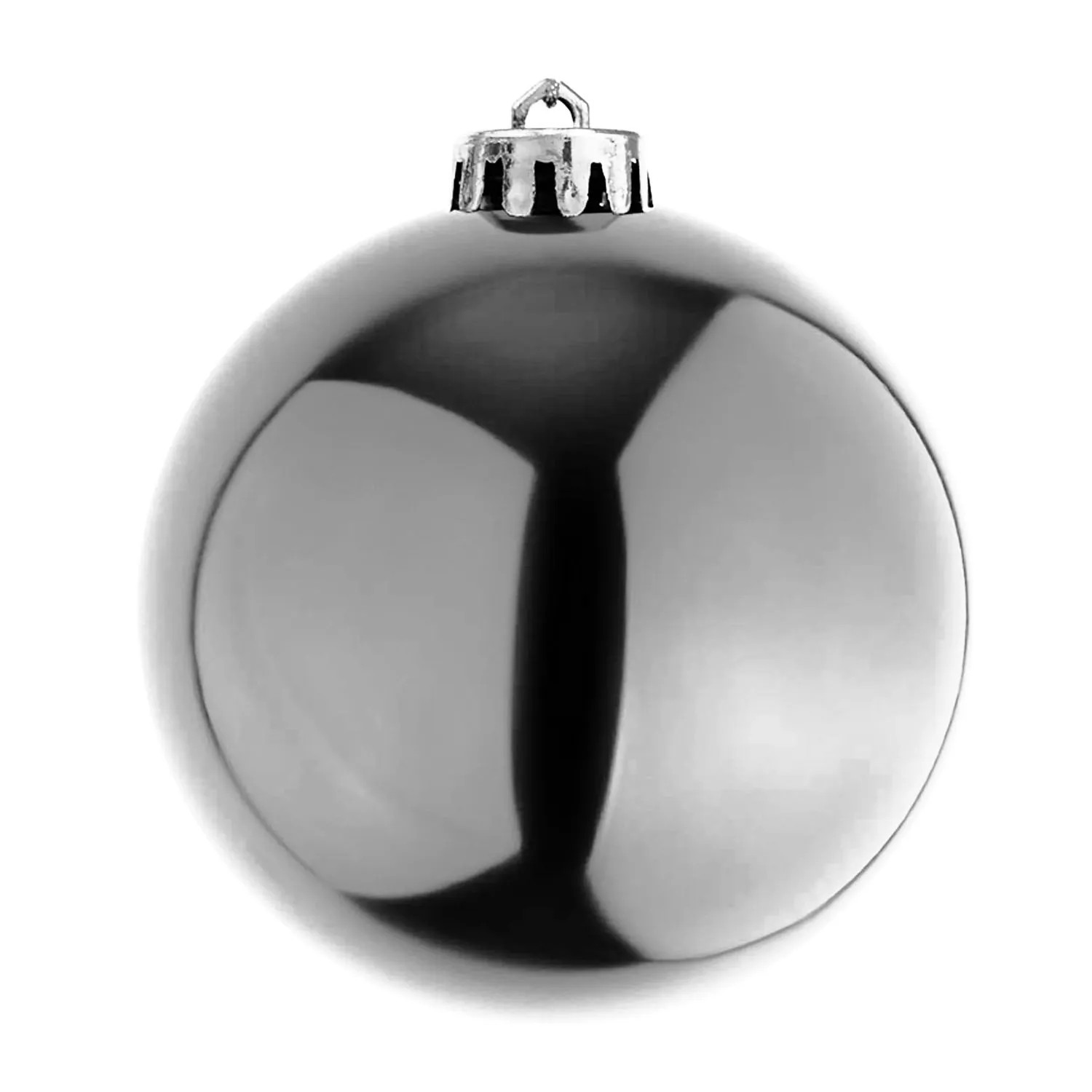 Mojawo Mega Christbaumkugeln Weihnachtsbaumkugeln Baumschmuck Baumkugel Silber 30cm