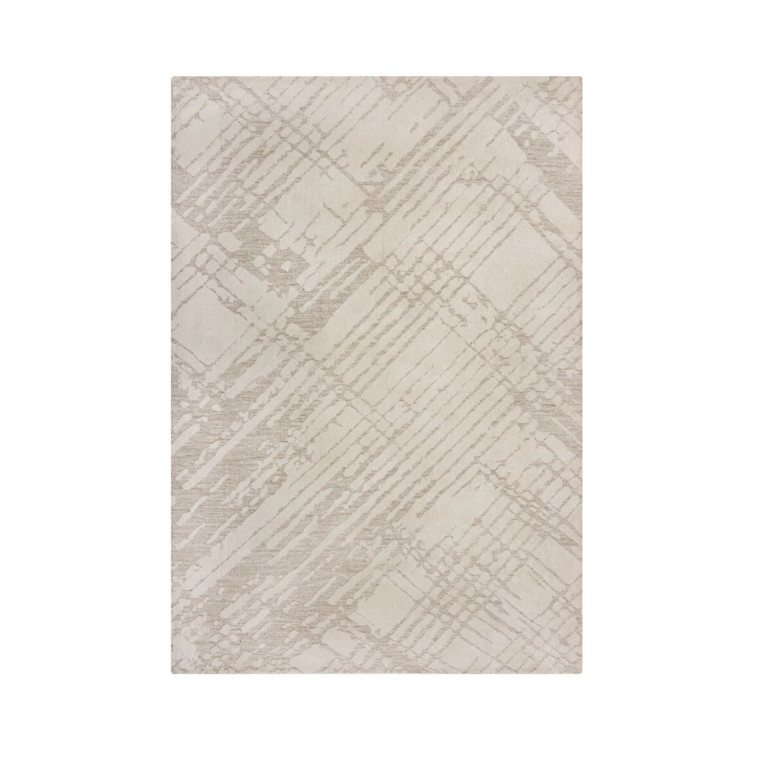 Flair Rugs Kurzflorteppich Remy Wool Look 200 cm x 300 cm Cream