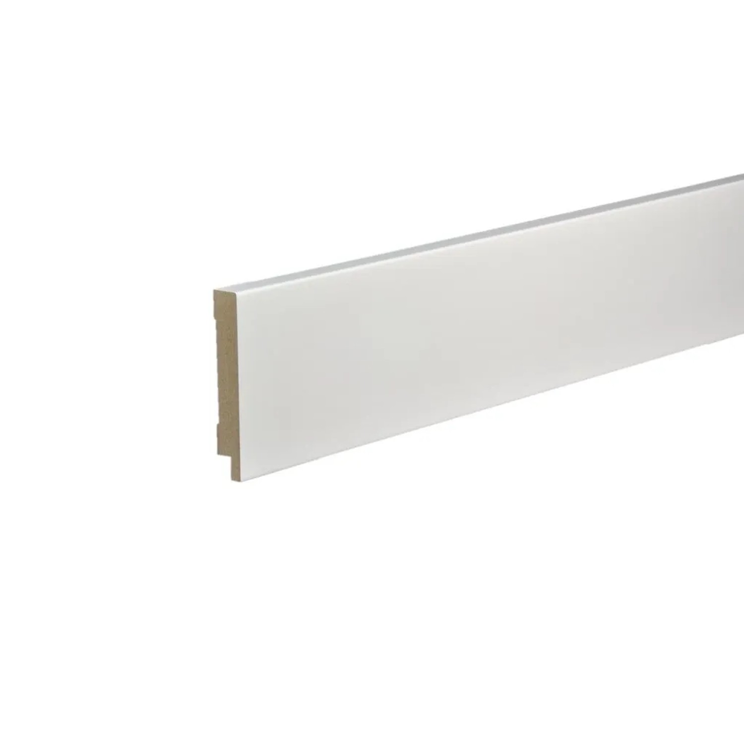 PROFI Sockelleiste Topline MDF Lackiert Uni Weiß