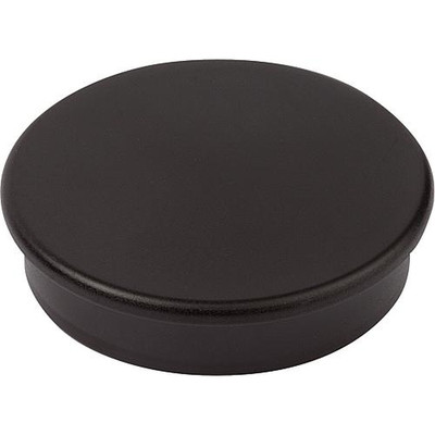 MAGNET HAFTMAGNET H=7 HARTFERRIT, RUND, KOMP:KUNSTSTOFF, SCHWARZ, D=20