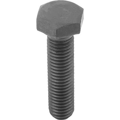 SECHSKANTSCHRAUBE DIN933, GEWINDE DURCHGÄNGIG M14X100, STAHL 8.8 BLANK (SCHWARZ)