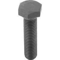 SECHSKANTSCHRAUBE DIN933, GEWINDE DURCHGÄNGIG M14X100, STAHL 8.8 BLANK (SCHWARZ) Bild 2