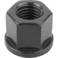 SECHSKANTMUTTER 1,5D HOCH DIN6331, M12, SW=18, VERGÜTUNGSSTAHL 10 BLANK (SCHWARZ) Bild 2