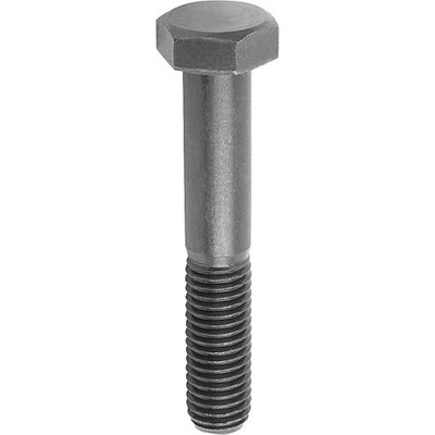 SECHSKANTSCHRAUBE MIT SCHAFT DIN931 M12X90, SW=19, STAHL 10.9 BLANK (SCHWARZ)