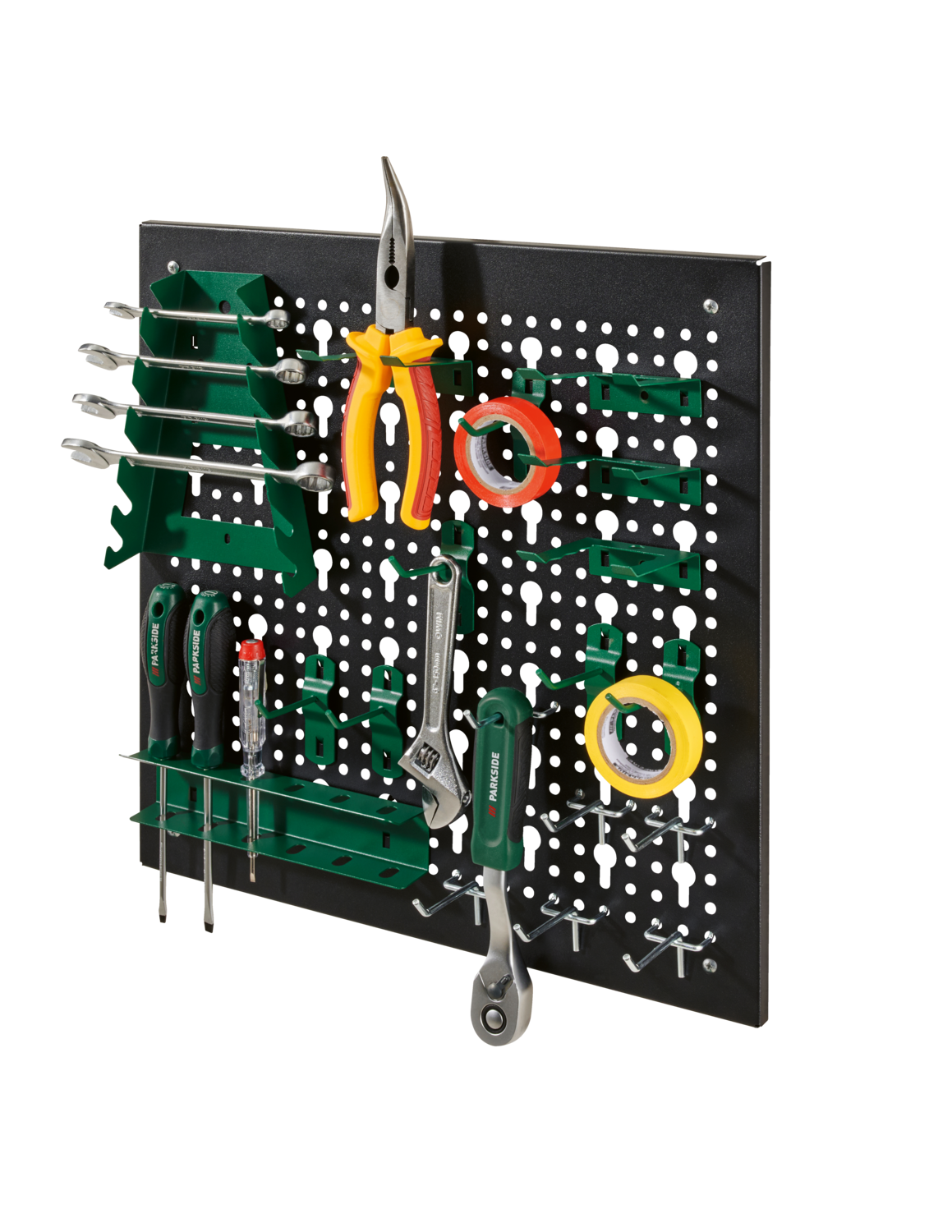 PARKSIDE® Metall-Lochwand, 13-teilig