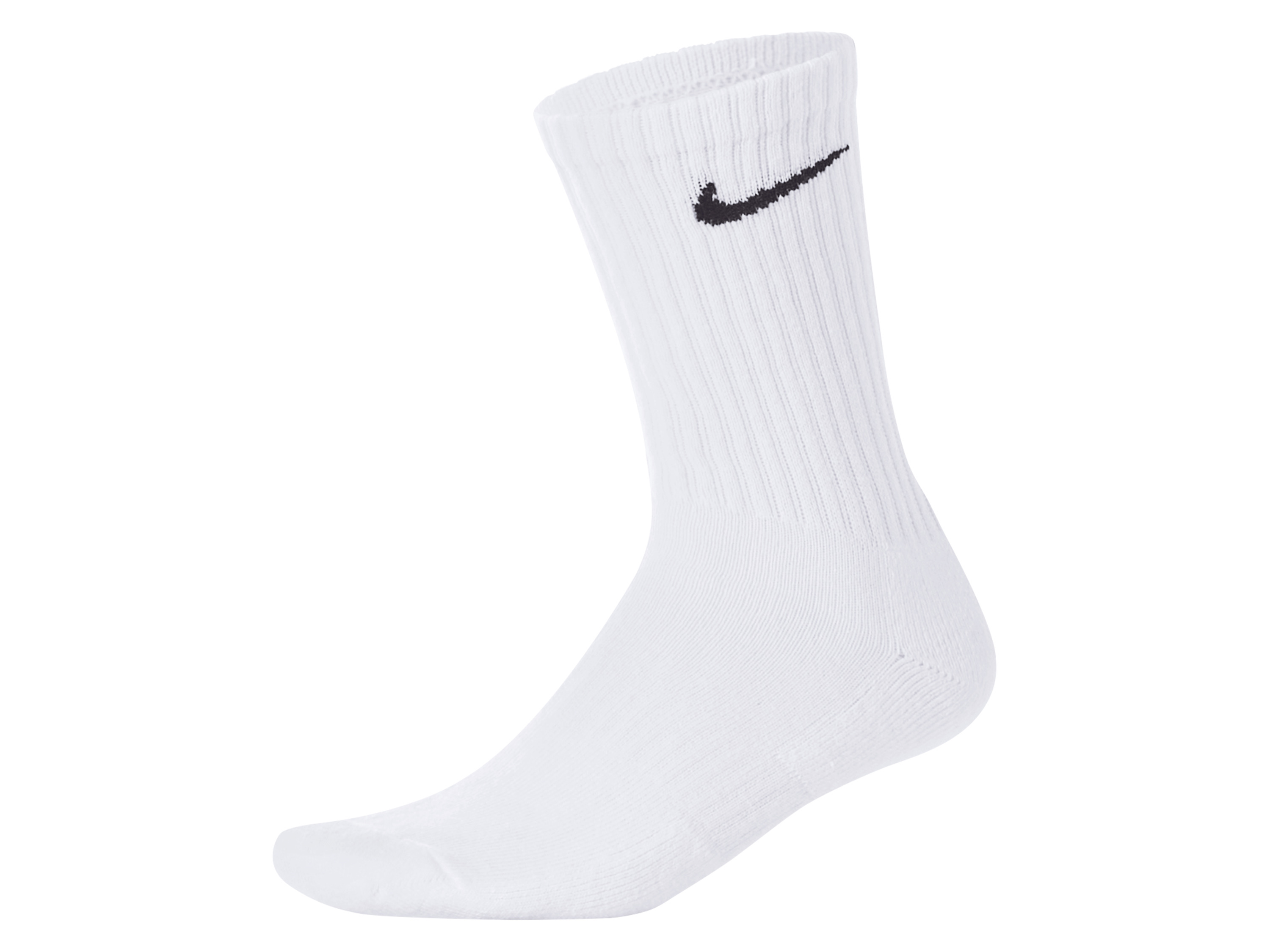 NIKE Unisex Sportsocken »Cushioned Crew«, 3 Stück (weiß, 38-42)