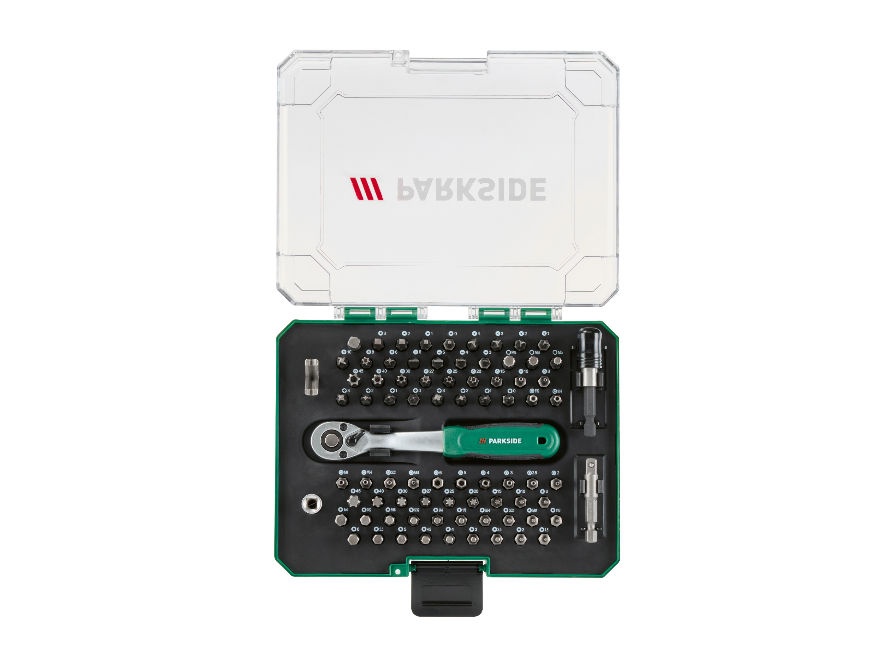 PARKSIDE® Ratschen-Bit-Set, 81-teilig