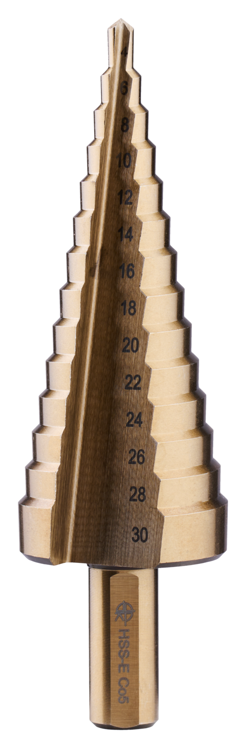 PARKSIDE PERFORMANCE® Stufenbohrer »PSB 2 A1« / Stufenbohrer »PSB 1 A1« / Forstnerbohrer-Set »PFS 5 A1« (Stufenbohrer 4-30 mm)